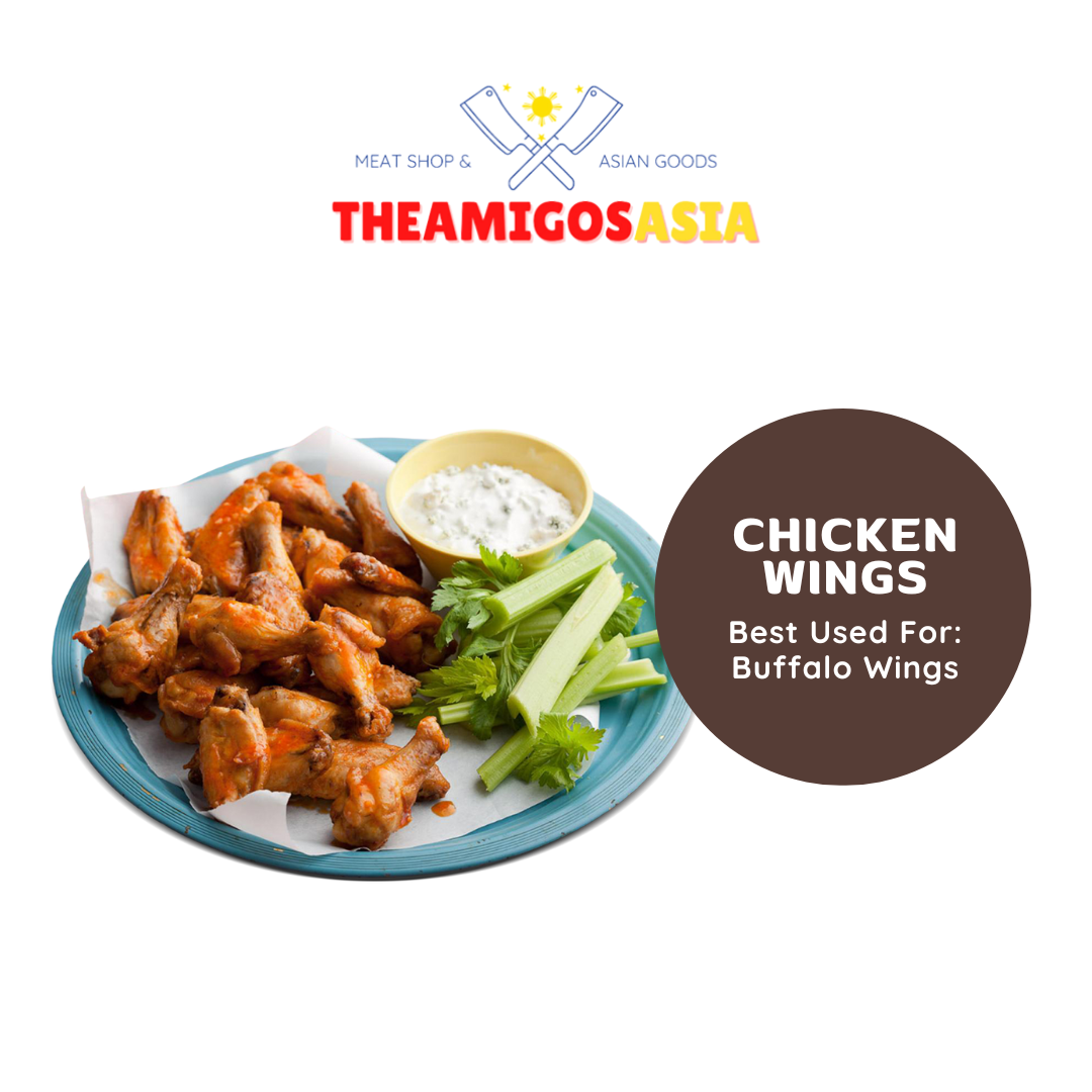 CHICKEN WINGS WITHOUT TIP 2KG