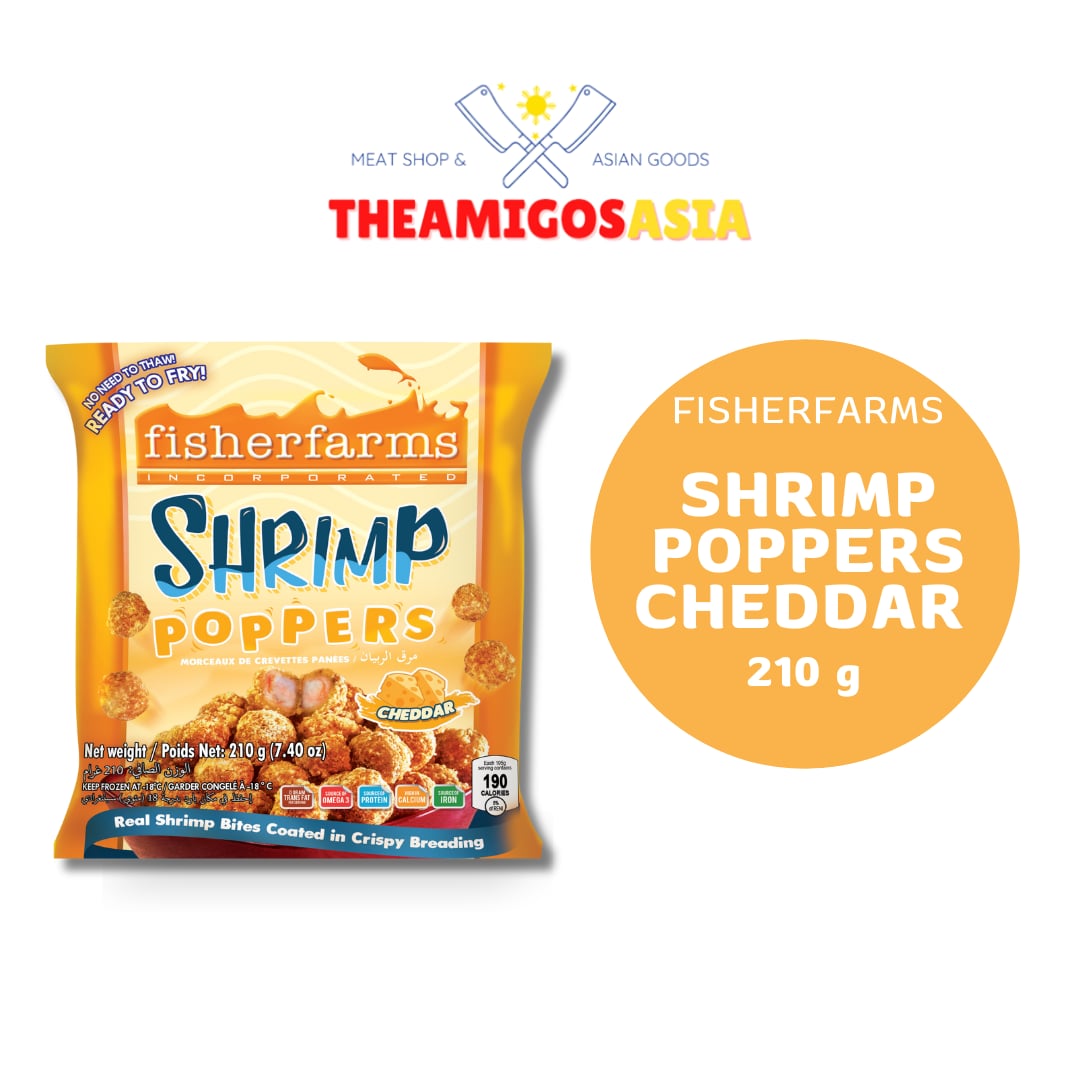 FISHERFARMS SHRIMP POPPER CHEDDAR