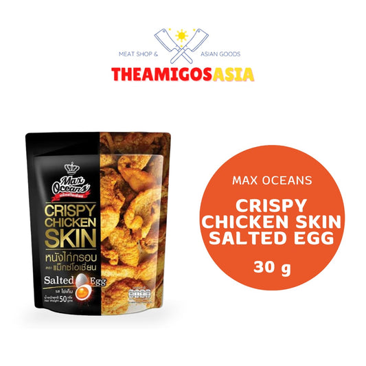 MAX OCEANS CRISPY CHICKEN SKIN SALTED EGG