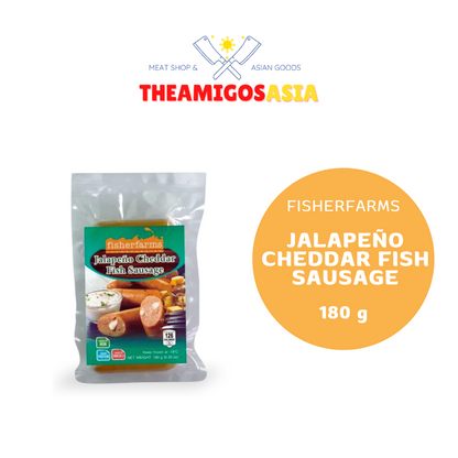 FISHERFARMS JALAPENO CHEDDAR FISH SAUSAGE