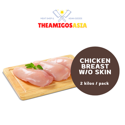 CHICKEN BREAST WITHOUT SKIN (2KLS)