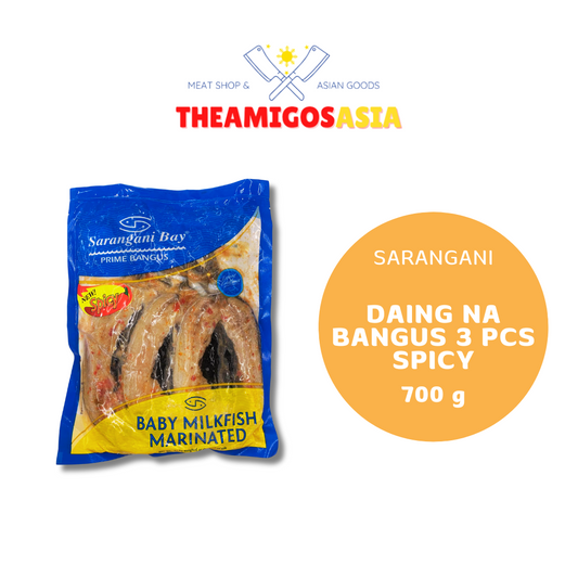 SARANGANI DAING NA BANGUS 3 PCS SPICY