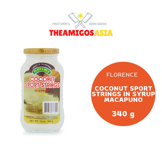 FLORENCE COCONUT SPORT STRINGS IN SYRUP MACAPUNO